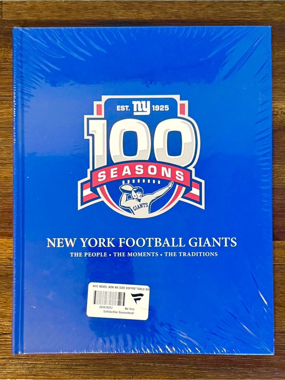NEW SEALED NY Giants 100 Seasons RARE NFL Book York Super Bowl USA Cup Football